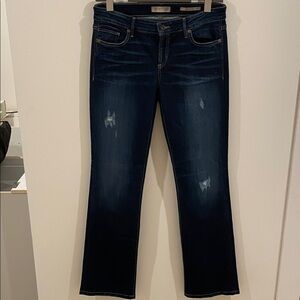 Guess Women's Midnight Blue Bootcut low rise Jeans